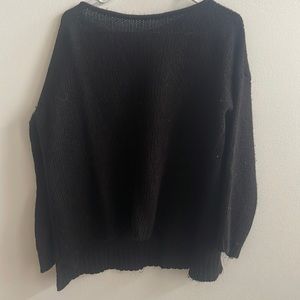 brandy melville black wool sweater